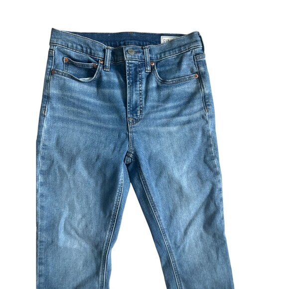 GAP Vintage Slim High Rise Jeans Size 28 / 6 Petite - Picture 5 of 6